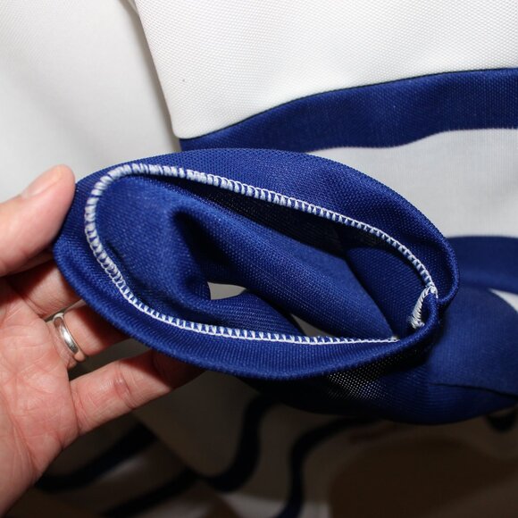 vintage Toronto Maple Leafs CCM Maska jersey XL white blue Made in Canada NHL - Picture 8 of 10